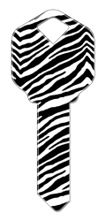 HK24 - Zebra happy, key, zebra, print, animal, wild, fashion, pattern, zoo, house, keys, kw, sc1, wr5