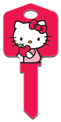 SR3 - Hello Kitty Red Hello Kitty,license,licensed,housekey,keys,key, house key, licensed, painted, key blanks, red