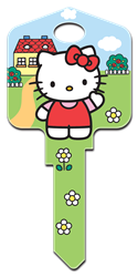 SR6 - Hello Kittys House Hello Kitty, house key,key,keys,house keys,license,licensed,art,wr,kw,sc1