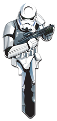 SW18 -  Stormtrooper Shape Star Wars, Stormtrooper, Shaped, Licensed ,Painted, House Key Blank