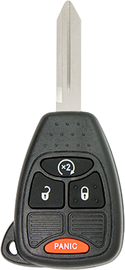 CHRY-4B5 - 4 BUTTON REMOTE HEAD KEY  CHRY-4B5, Chrysler, Aspen, Dodge, Nitro, Jeep, Compass, Wrangler, Patriot, Ram, Pickup, Dakota, Durango, Caliber, 04589621AB, Y164-PT, 16050, substitute