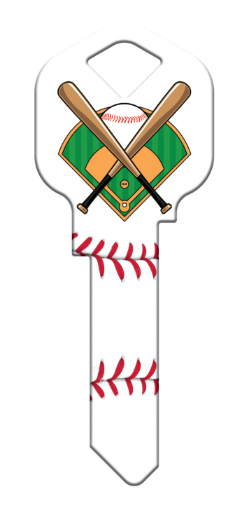 HK78 - Baseball  happy, key, sport, sports, baseball, house, keys, kwikset, Schlage, weiser, kw, sc1, wr5