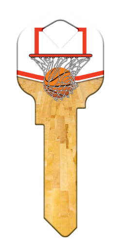 HK79 - Basketball  happy, key, sport, sports, basketball, house, keys, kwikset, Schlage, weiser, kw, sc1, wr5