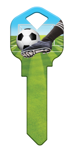 HK80 - Soccer  happy, key, sport, sports, soccer, house, keys, kwikset, Schlage, weiser, kw, sc1, wr5