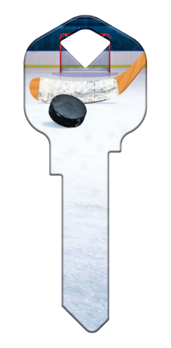 HK81 - Hockey  happy, key, sport, sports, hockey, house, keys, kwikset, Schlage, weiser, kw, sc1, wr5