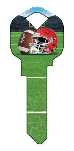 HK82 - Football  happy, key, sport, sports, football, house, keys, kwikset, Schlage, weiser, kw, sc1, wr5