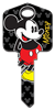 D82 - Mickey Mouse Disney,mickey,mouse,key,keys,house keys,key blank,kw,sc1,wr,Mickey Mouse, house key blank, licensed
