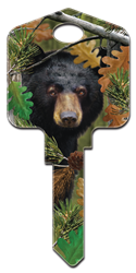 DPW1 - Black Bear Deep Woods, Black Bear, house key, forest, licensed