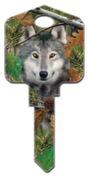 DPW2 - Wolf Deep Woods, Wolf, house key, forest, licensed, blank key
