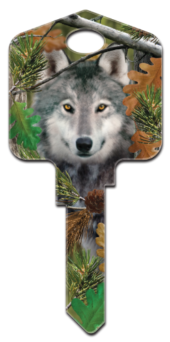 DPW2 - Wolf  Deep Woods, Wolf, house key, forest, licensed, blank key