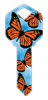 HK19 - Butterflies happy, key, butterflies, butterfly, monarch, summer, house, keys, kw, sc1, wr5