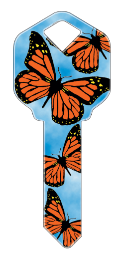 HK19 - Butterflies  happy, key, butterflies, butterfly, monarch, summer, house, keys, kw, sc1, wr5