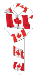 HK28 - Canadian Flag happy, key, canadian, canada, flag, flags, maple, leaf, house, keys, kw, sc1, wr5