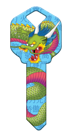 HK36 - Dragon  happy, key, dragon, dragons, fantasy, chinese, japanese, house, keys, kw, sc1, wr5