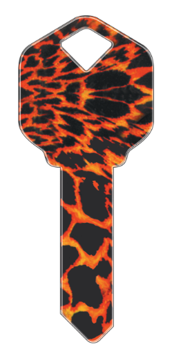 HK8 - Tiger Print  happy, key, tiger, print, animal, wild, pattern, house, keys, kw, sc1, wr5