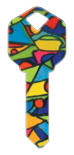 HK9 - Colored Glass  happy, key, color, colored, stained, glass, window, house, keys, kw, sc1, wr5