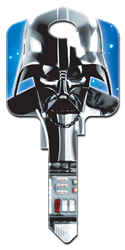 SW1 - Darth Vader Star Wars,darth,vader,force,awakens,empire,strikes,back,sith,licensed,official,art,key,keys,house keys,house key, Darth Vader, house key, licensed, painted, key blank