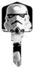 SW4 - Stormtrooper Star Wars,storm,trooper,stormtrooper,art,licensed,star,wars,key,keys,house key,house keys,large head,large,official,kw,wr,sc1, Stormtrooper, house key blank, licensed, painted