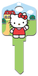 SR6 - Hello Kitty<sup>&reg;</sup> House  Hello Kitty, house key,key,keys,house keys,license,licensed,art,wr,kw,sc1