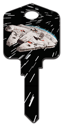 SW16 - Millennium Falcon Star Wars, Millennium Falcon, house key blank, licensed house key