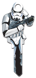 SW18 -  Stormtrooper Shape Star Wars, Stormtrooper, Shaped, Licensed ,Painted, House Key Blank