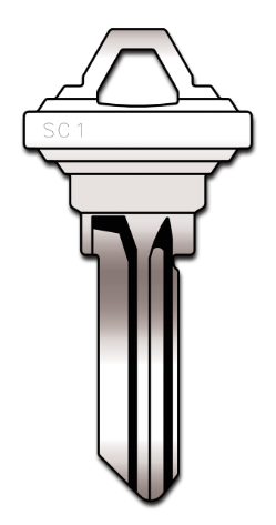 Schlage Nickel Plated SC1-NP  