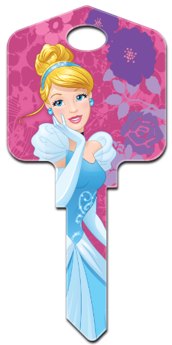 D107-Cinderella  Disney, Cinderella, licensed, house key