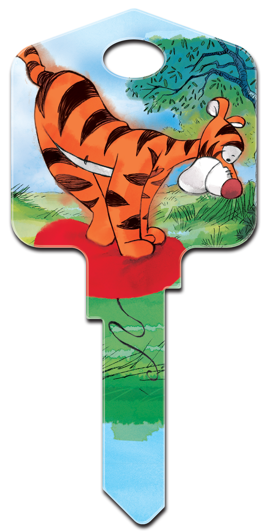 Eeyore and Tigger house key SC1 68 From Disney's Whinnie the Pooh 