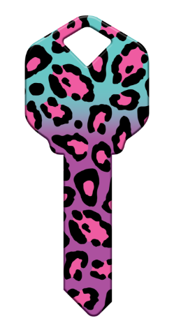 HK42 - Fashion Leopard  happy, key, leopard, leopards, print, animal, wild, fashion, pattern, zoo, house, keys, kw, sc1, wr5