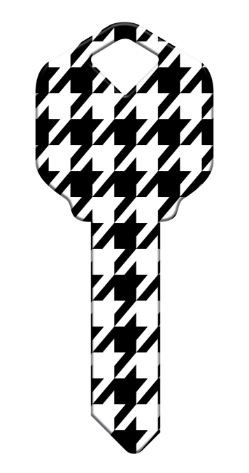 HK44 - Houndstooth  happy, key, houndstooth, fashion, pattern, house, keys, kw, sc1, wr5