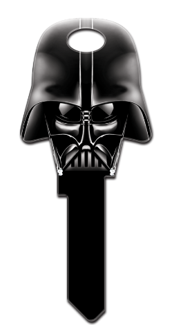 SW7 -  Darth Vader Dark Side  Star Wars, Darth Vader, Dark Side, Shaped, Licensed ,Painted, House Key Blank